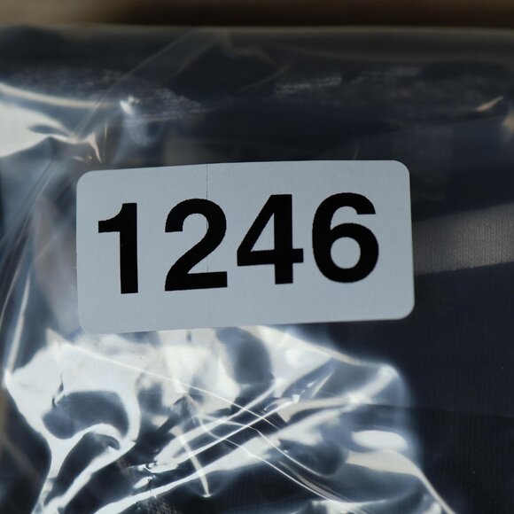 AllSaints Bhutan SS Crew Shirt Mens Small Black Gray Palm Print Short Sleeve Tee - Picture 10 of 10